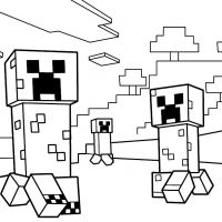 Desenhos para colorir Minecraft