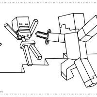 Desenhos para colorir Minecraft