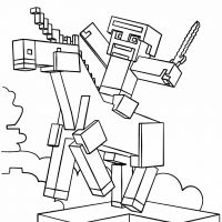 Desenhos para colorir Minecraft