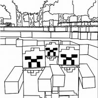 Desenhos para colorir Minecraft