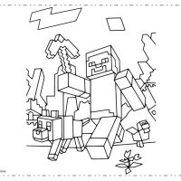 Desenhos para colorir Minecraft