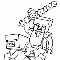 Desenhos para colorir Minecraft