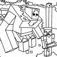 Desenhos para colorir Minecraft
