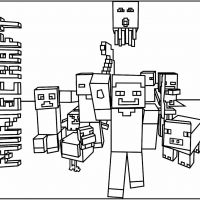 Desenhos para colorir Minecraft