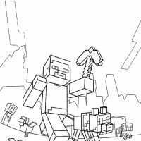 Desenhos para colorir Minecraft