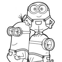 Desenhos para colorir Minions