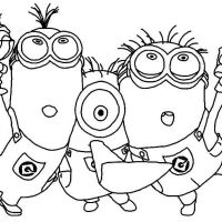 Desenhos para colorir Minions