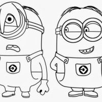 Desenhos para colorir Minions