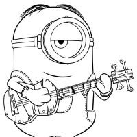 Desenhos para colorir Minions