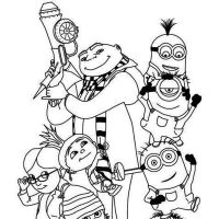 Desenhos para colorir Minions