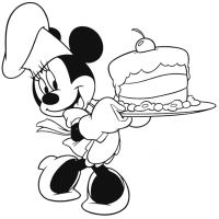 Desenhos para colorir Minnie