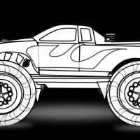 Desenhos para colorir Monster Truck