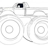 Desenhos para colorir Monster Truck