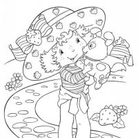 Desenhos para colorir Moranguinho