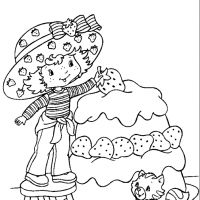 Desenhos para colorir Moranguinho