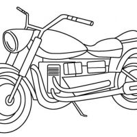 Desenhos para colorir Motos