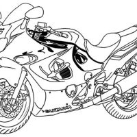Desenhos para colorir Motos