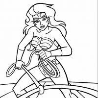 Desenhos para colorir Mulher Maravilha