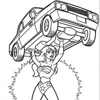 Desenhos para colorir Mulher Maravilha