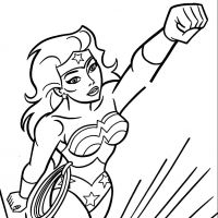 Desenhos para colorir Mulher Maravilha