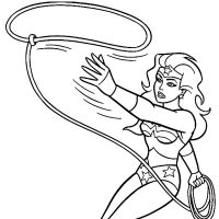 Desenhos para colorir Mulher Maravilha
