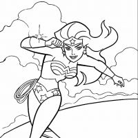 Desenhos para colorir Mulher Maravilha