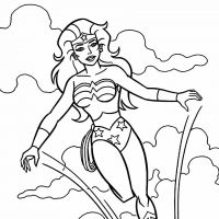 Desenhos para colorir Mulher Maravilha