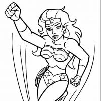 Desenhos para colorir Mulher Maravilha