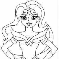 Desenhos para colorir Mulher Maravilha