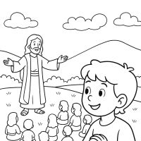 Desenhos para colorir Multiplicação dos Pães