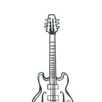Desenhos para colorir Musica