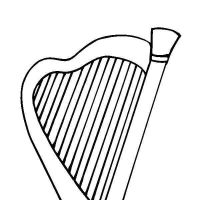 Desenhos para colorir Musica