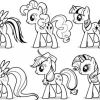 Desenhos para colorir My Little Pony