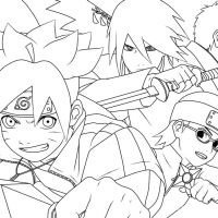 Desenhos para colorir Naruto