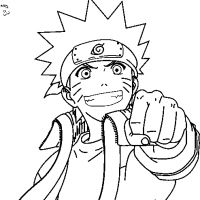 Desenhos para colorir Naruto