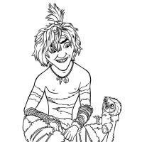 Desenhos para colorir Os Croods
