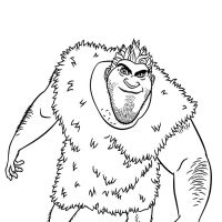 Desenhos para colorir Os Croods
