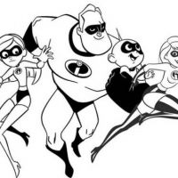 Desenhos para colorir Os Incriveis