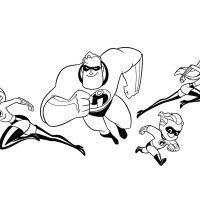 Desenhos para colorir Os Incriveis