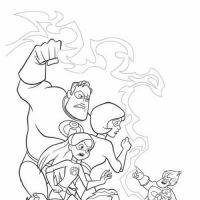Desenhos para colorir Os Incriveis