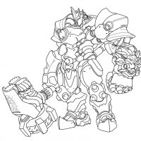 Desenhos para colorir Overwatch