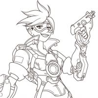 Desenhos para colorir Overwatch