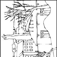 Desenhos para colorir Paisagens