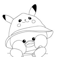 Desenhos para colorir Paper Duck