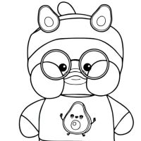 Desenhos para colorir Paper Duck
