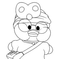 Desenhos para colorir Paper Duck