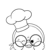 Desenhos para colorir Paper Duck