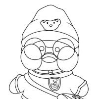 Desenhos para colorir Paper Duck