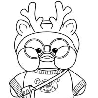 Desenhos para colorir Paper Duck