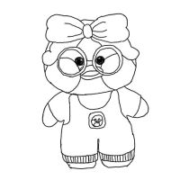 Desenhos para colorir Paper Duck